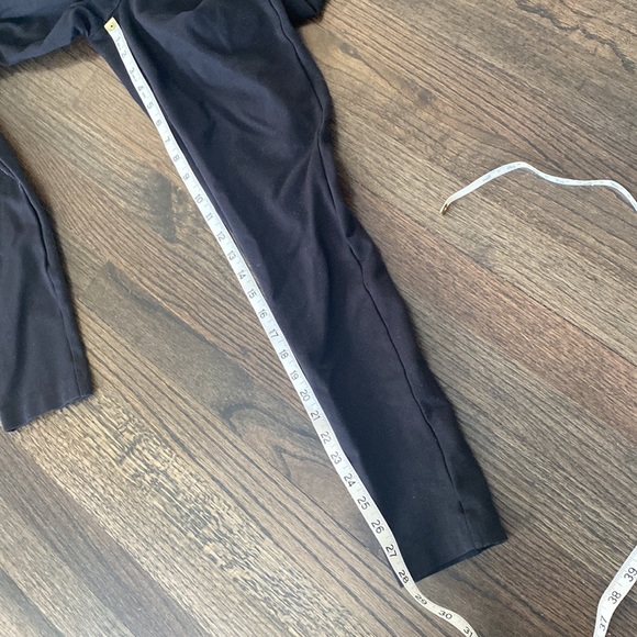 J. Crew Black Stretch Pants 12 GUC Skinny - Picture 4 of 7